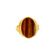 Pre Owned 9ct Tigers Eye Signet Ring ZR157